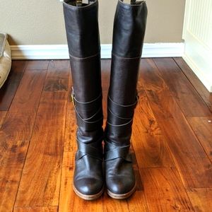 Chloe Leather Knee High Boots